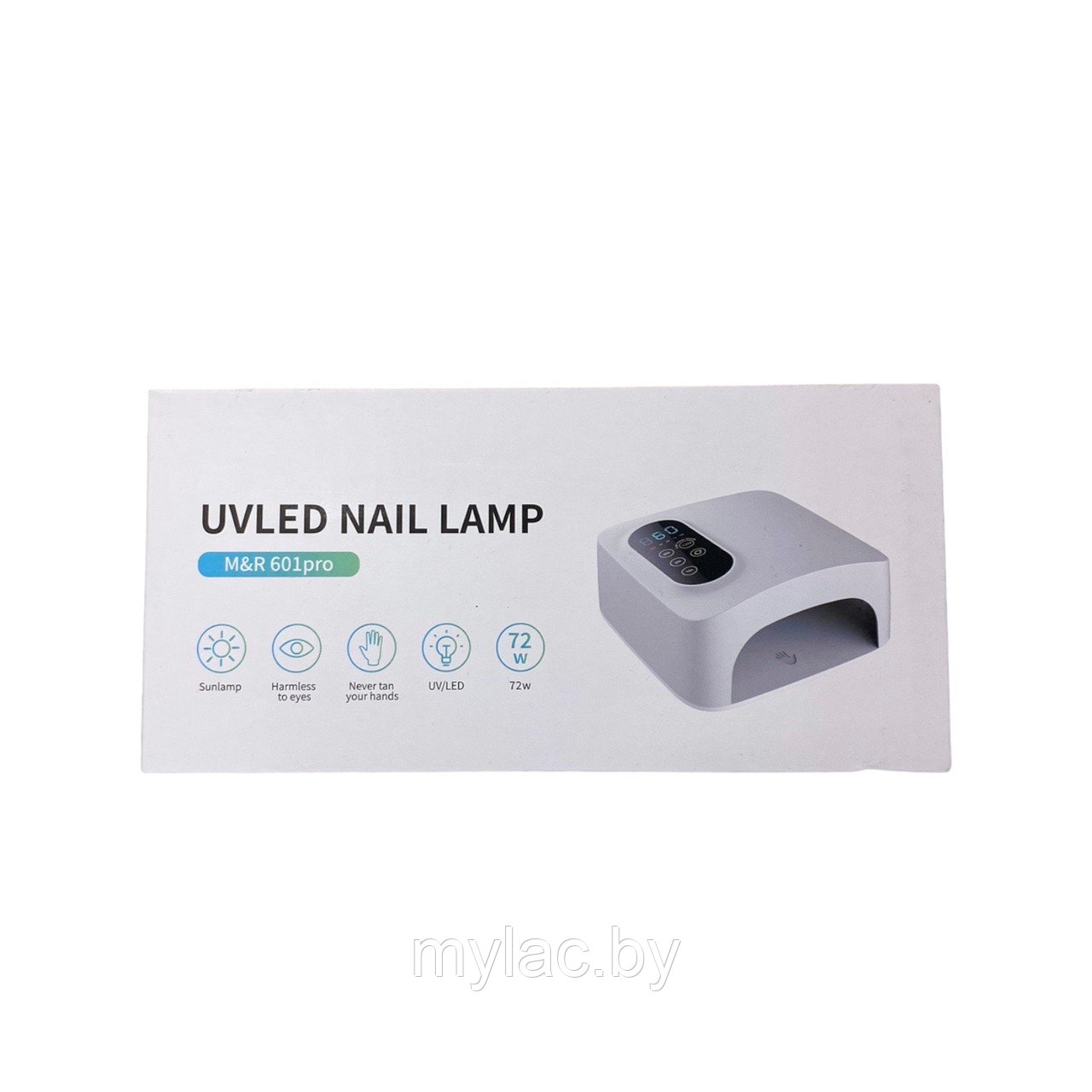 UV/LED Лампа для маникюра 601pro 72 Вт с аккумулятором 12000 mA (ОРИГИНАЛ!), цвет: белый - фото 6 - id-p206640174