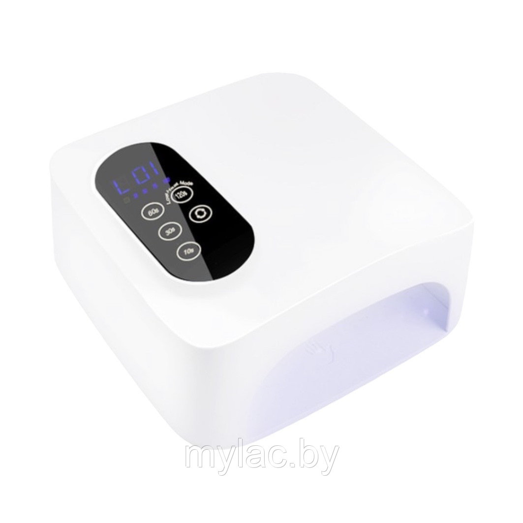 Лампа для сушки ногтей 601pro 72 Вт с аккумулятором 12000 mA (ОРИГИНАЛ!), цвет: белый
