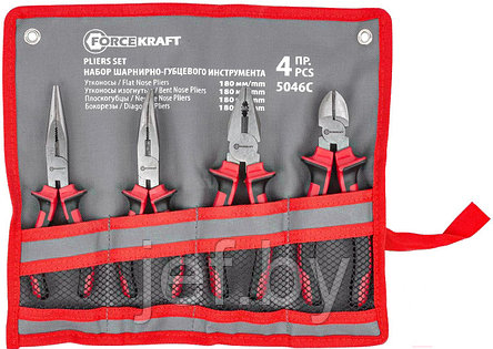 Набор шарнирно-губцевого инструмента 4 пр FORCEKRAFT FK-5046C, фото 2