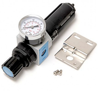 Фильтр-регулятор с индикатором давления для пневмосистем 1/4"(максимальное давление 10bar пропускная