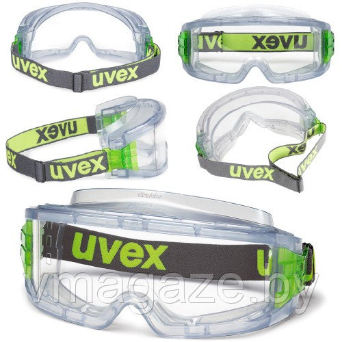 Очки защитные закрытые UVEX Ультравижн 9301.105 - фото 4 - id-p206646326