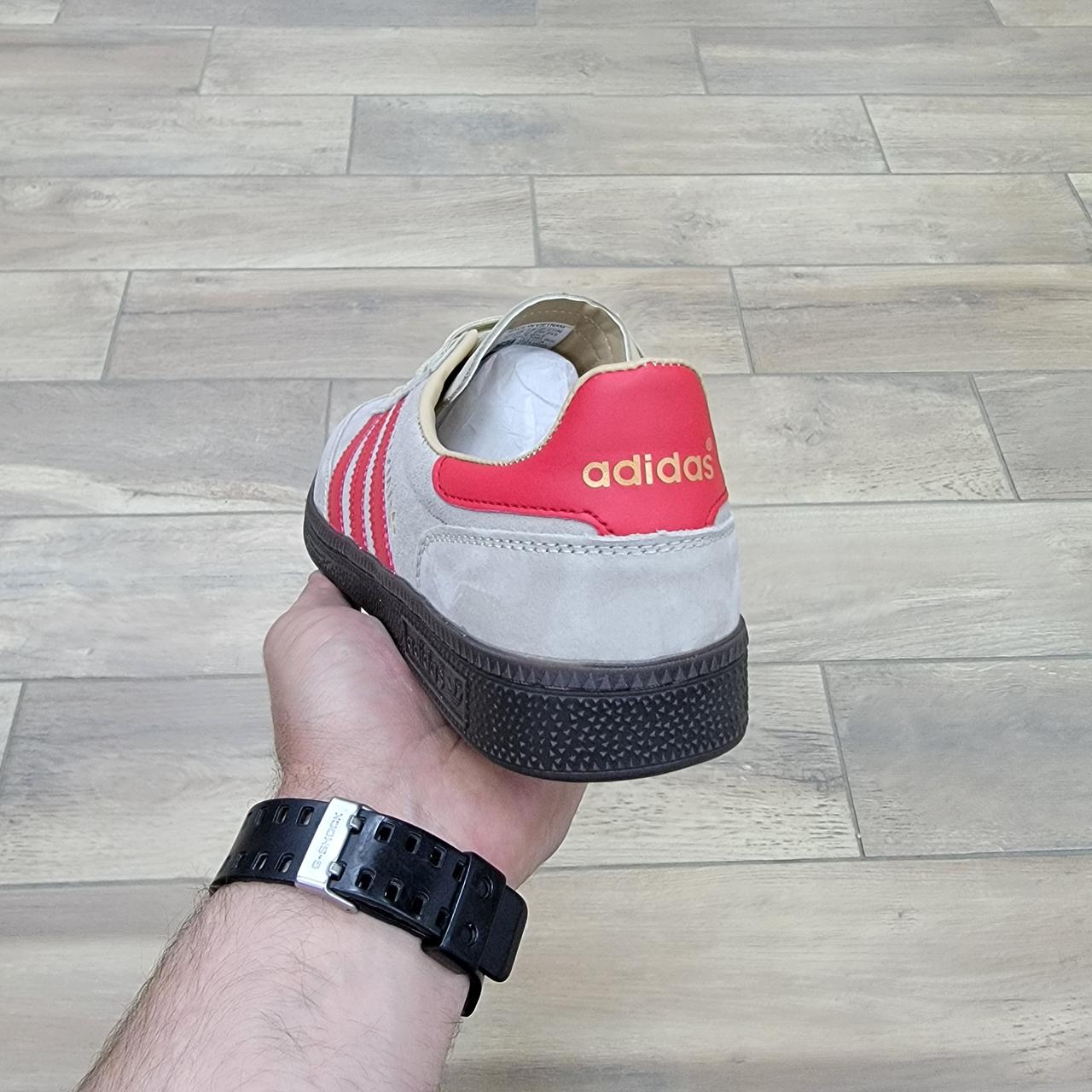 Кроссовки Adidas Spezial Gray Red - фото 4 - id-p184806798