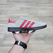 Кроссовки Adidas Spezial Gray Red, фото 2