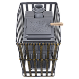Печь чугунная для бани Технолит Гроза 24 (П2) Ураган, фото 2