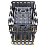 Печь чугунная для бани Технолит Гроза 24 (П2) в сетке, фото 2