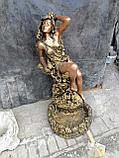Фонтан Ф-108 девушка на камне под бронзу, фото 2