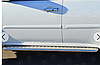 Пороги алюминиевые РусCталь труба d42 (вариант 1) с листом для Mitsubishi Pajero Sport II 2013-2015., фото 4