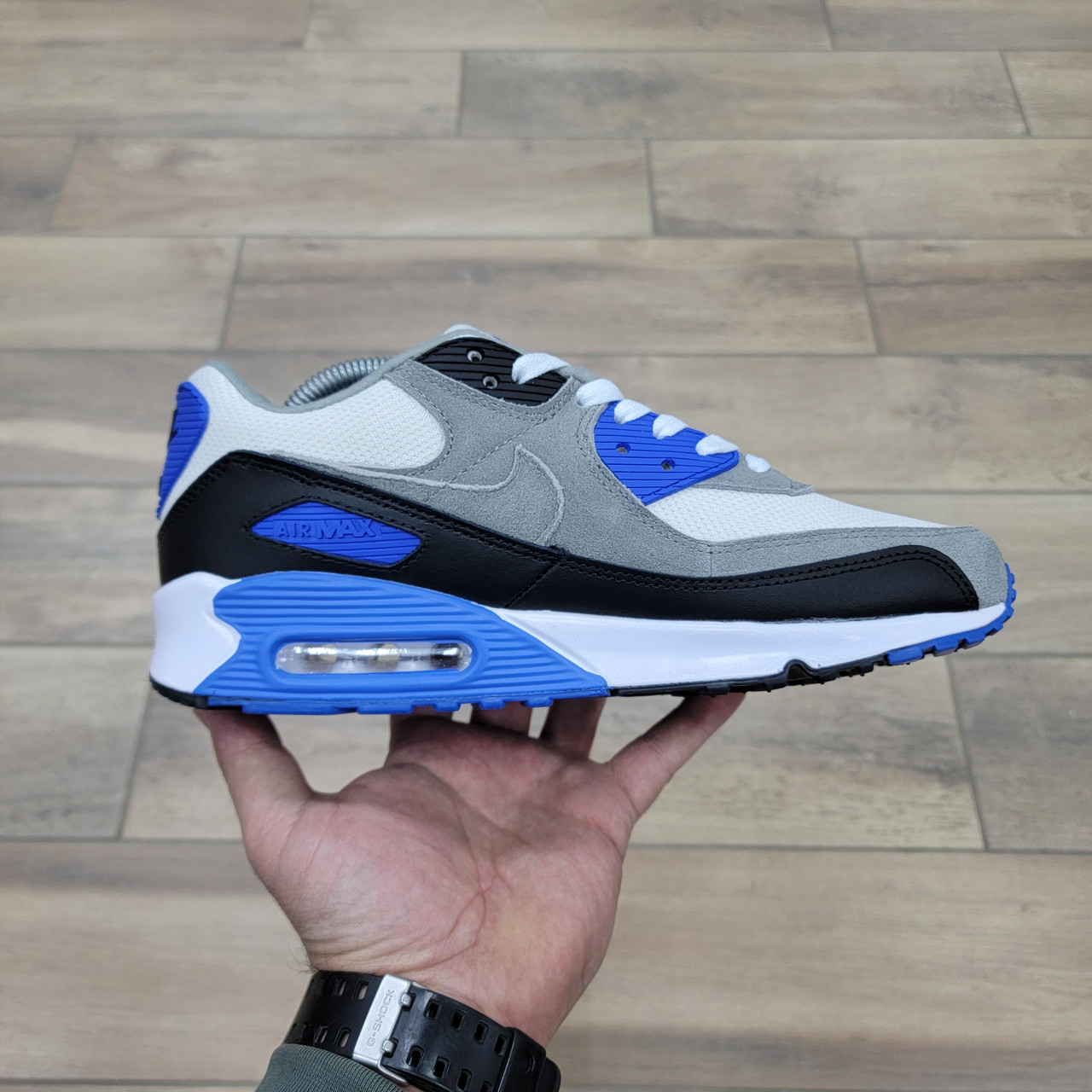 Кроссовки Nike Air Max 90 Gray Blue - фото 5 - id-p206333213