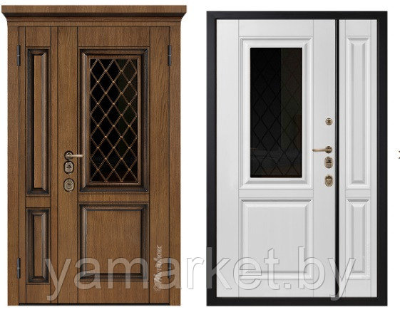 Дверь входная Металюкс СМ1810/3Е2 Artwood - фото 1 - id-p206751191