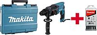 Перфоратор MAKITA HR 2470 X15 в чем. (780 Вт, 2.7 Дж, 3 реж., патрон SDS-plus, вес 2.6 кг)