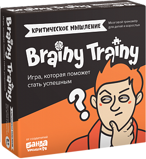 ОПТОМ Игра-головоломка BRAINY TRAINY Критическое мышление - фото 1 - id-p206757910