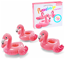 Набор плавающих держателей для напитков Intex «Фламинго»