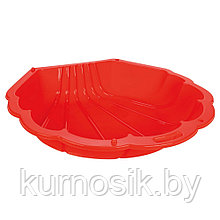 Детская песочница бассейн Ракушка Abalone Pilsan 90*84*17.5 см красный