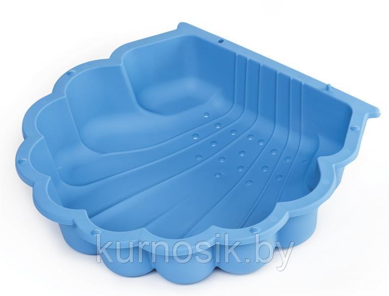 Детская песочница бассейн Ракушка Abalone Pilsan 90*84*17.5 см голубой - фото 7 - id-p206758218