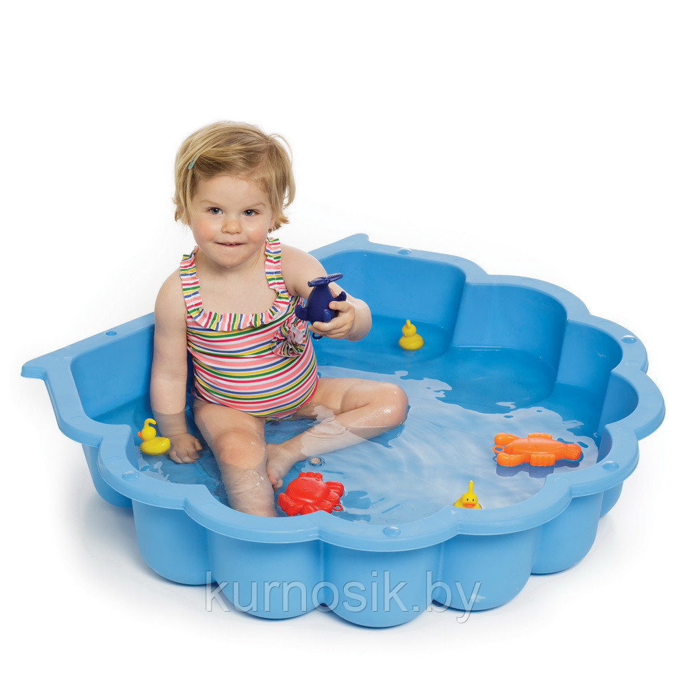Детская песочница бассейн с тентом Ракушка Paradiso 87 x 78 x 20 см - фото 4 - id-p206758225