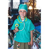 Набор доктора №4 «Лучший врач» с халатом и шапочкой, 9 предметов, фото 4