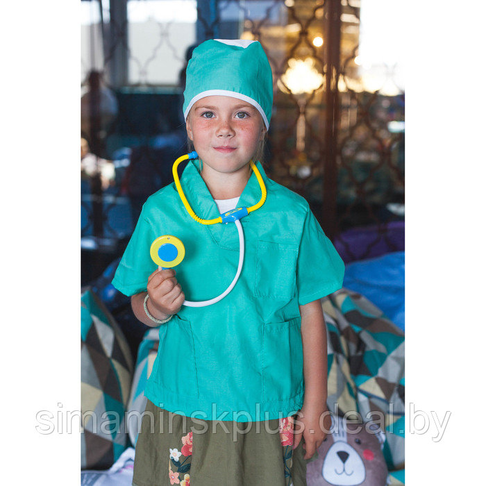 Набор доктора №4 «Лучший врач» с халатом и шапочкой, 9 предметов - фото 4 - id-p206760325