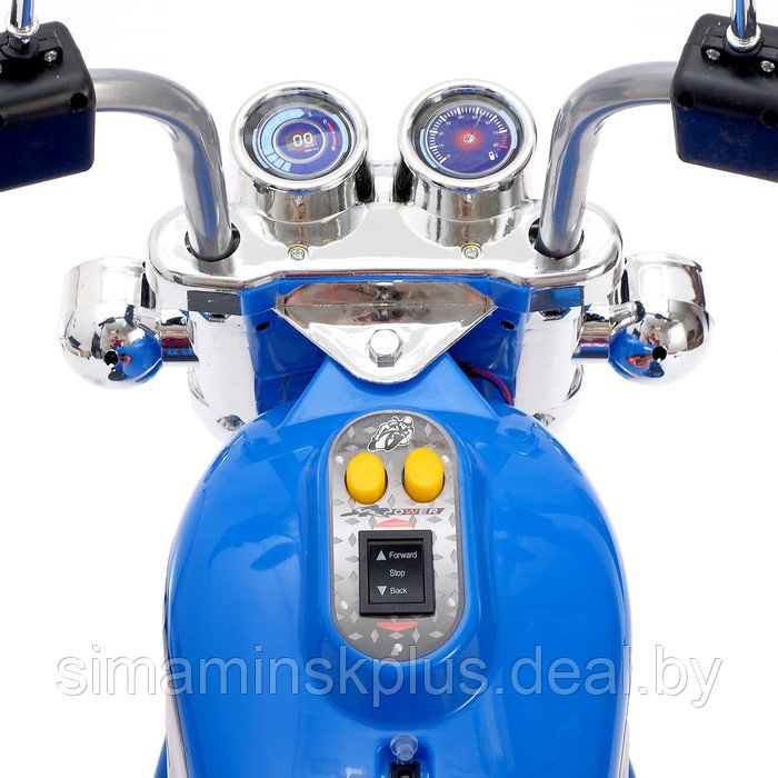 Электромобиль «Чоппер», цвет синий - фото 6 - id-p206760514