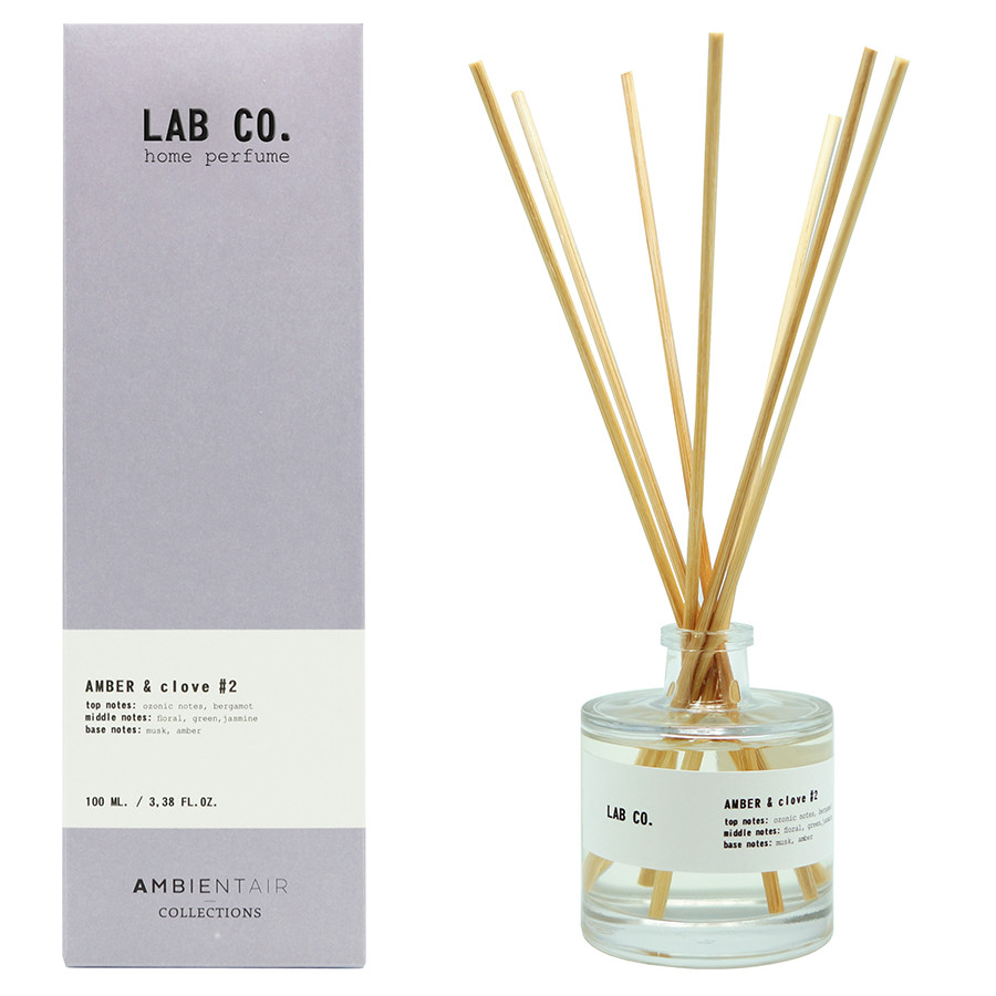 Диффузор ароматический Lab Co, Amber & Clove, 100 мл