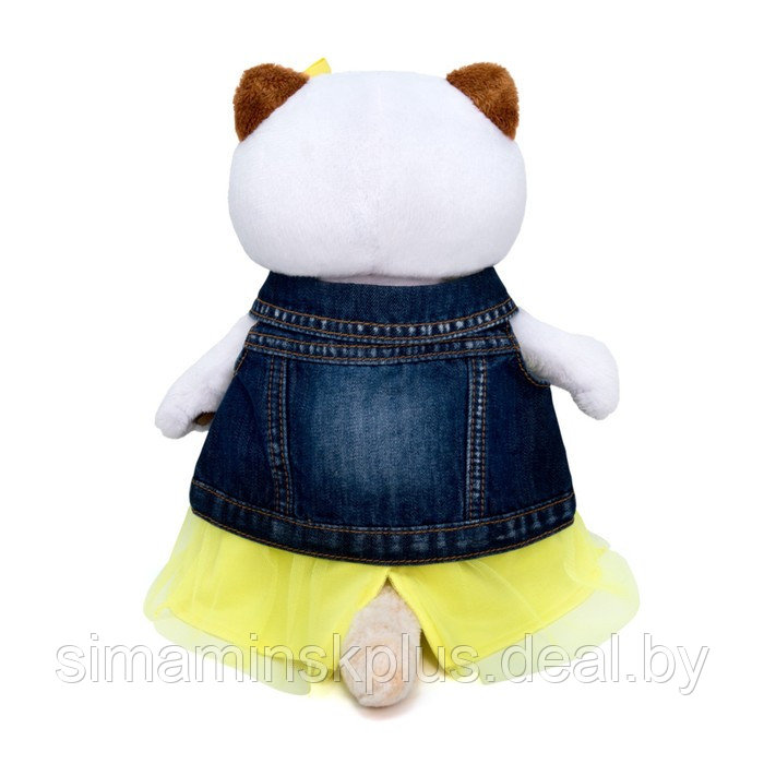 Мягкая игрушка «Ли-Ли в джинсовом жилете и желтом платье», 24 см - фото 6 - id-p206760608