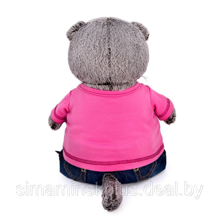 Мягкая игрушка «Басик в джинсах и малиновой футболке», 25 см - фото 6 - id-p206760632