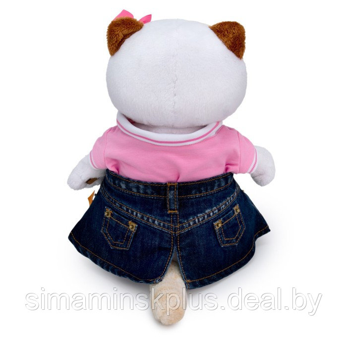 Мягкая игрушка «Ли-Ли в джинсовой юбке и футболке поло», 27 см - фото 6 - id-p206760633