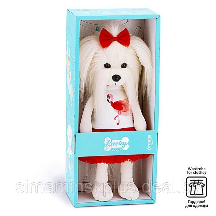 Мягкая игрушка Lucky Mimi Любовь и фламинго с каркасом, 37 см - фото 2 - id-p206760675