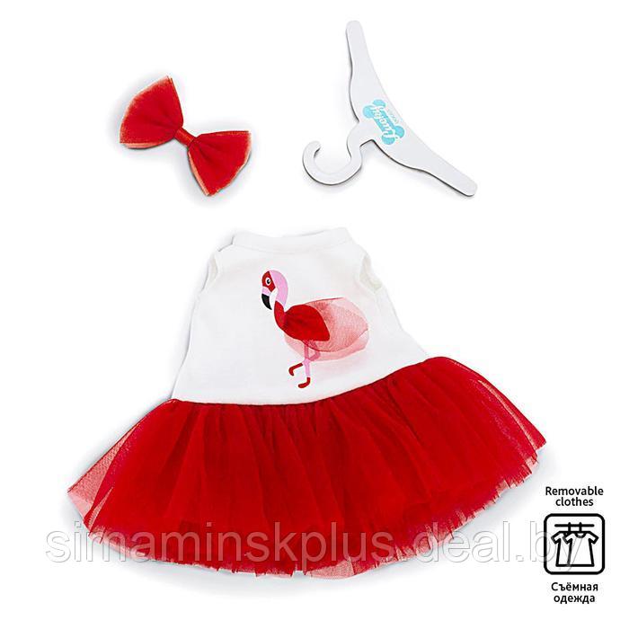 Мягкая игрушка Lucky Mimi Любовь и фламинго с каркасом, 37 см - фото 6 - id-p206760675