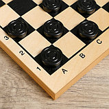 Настольная игра 2в1 "Лучший": шахматы, шашки (король h=7.2 см, пешка h=4 см), поле 29х29 см, фото 5