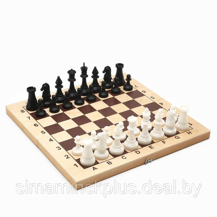Шахматные фигуры турнирные, пластик, король h-10.5 см, пешка h-5 см - фото 3 - id-p206760836