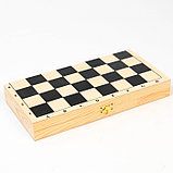 Шахматы, "Классика", король h-7 см, пешка h-4 см, доска 29 х 29 х 4 см, фото 6
