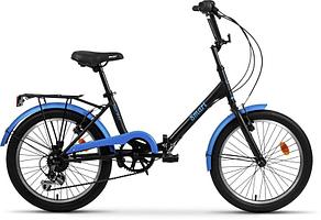 Велосипед Aist Smart 20 2.1/20 Черно-синий (2023)