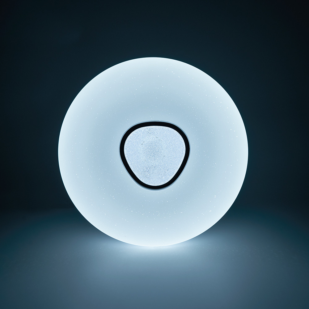 Светодиодный управляемый светильник накладной Feron AL5777 RAINBOW тарелка 60W RGB + CCT 3000К-6000K 41917 - фото 8 - id-p206772829