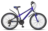 Велосипед STELS Подростковый Navigator-440 V 24" K010 12" Синий цвет