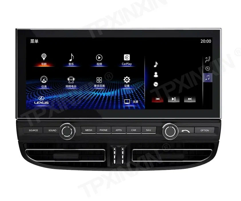 Штатная магнитола Radiola Porsche Macan 2010-2016 Android 10 (6/128GB) 4g модем Экран 12,3 - фото 4 - id-p206774400