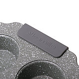 Форма для запекания порционная Kamille KM-6038 (30х18х3 см) из углеродистой стали с 6 отделениями, фото 2