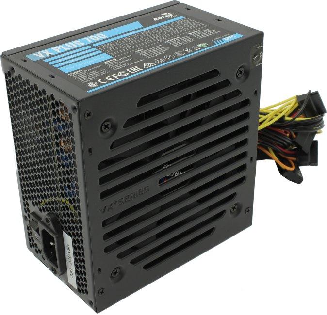 Блок питания Aerocool VX-700 PLUS (RTL) 700W ATX (24+2x4+2x6/8пин) - фото 1 - id-p206780655