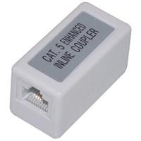 Проходной адаптер NEOMAX [NM-ILC-45U5E-T568AB-101-WH] Cat.5E, UTP, RJ45-RJ45, T568AB, цвет белый