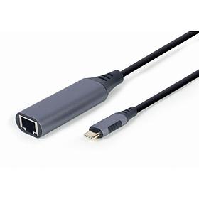 Cablexpert A-USB3C-LAN-01 Адаптер интерфейсов Cablexpert A-USB3C-LAN-01, USB-C (вилка) в Гигабитную сеть