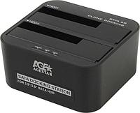 Мобильное шасси AgeStar 3UBT6(-6G)-Black SATA Docking Station (для подключения 3.5"/2.5"SATA HDD USB3.0)