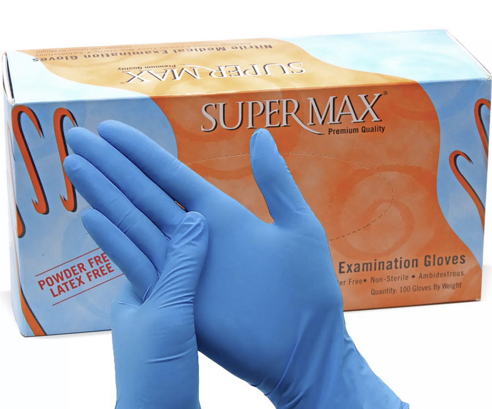 Перчатки SUPERMAX Nitrile - фото 1 - id-p206781717