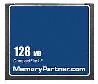 Карта памяти Compact Flash 128Mb MemoryPartner