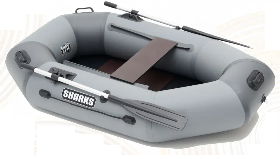 Лодка SHARKS G200 ЖД +слань идет в комплекте, одноместная (200х130х36)