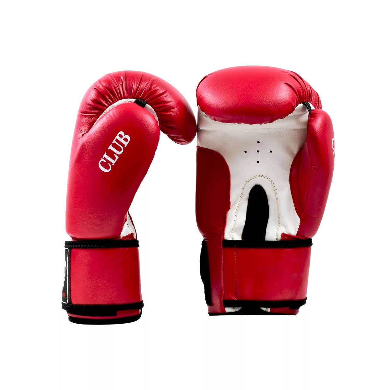 Перчатки боксерские CLIFF NEW CLUB, ПВХ, 10 унц., красный - фото 1 - id-p201982119