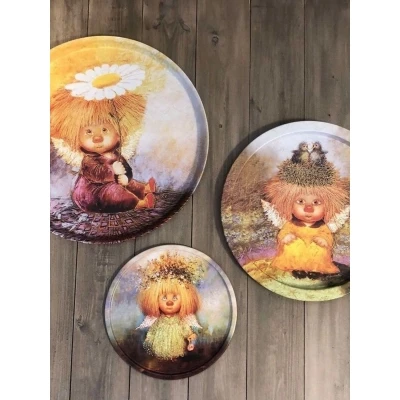 Набор тарелок декоративных Ангел семейного счастья TS015 - фото 2 - id-p206785122