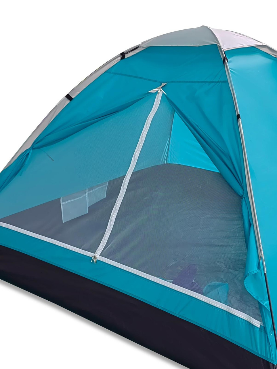 Палатка ACAMPER Domepack 4-х местная 2500 мм turquoise - фото 3 - id-p205930091