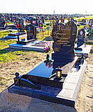 ОДИНОЧНЫЙ ГРАНИТНЫЙ ПАМЯТНИК ДЛЯ ЖЕНЩИНЫ СО СТЕЛОЙ В ВИДЕ СЕРДЦА, фото 2