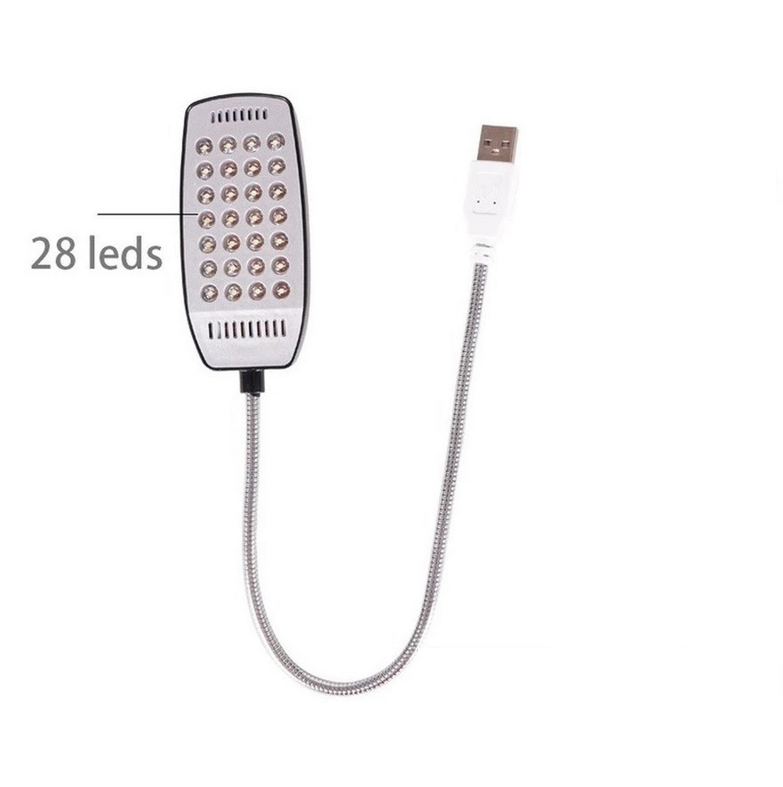 USB лампа подсветки клавиатуры 28LED с выключателем, питается  от USB порта