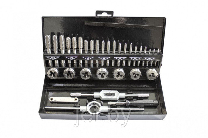 Набор метчиков и плашек 32 предмета PATRON P-M032-1, фото 2