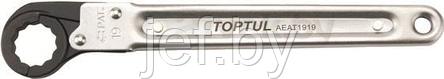 Ключ накидной запирающийся с псевдотрещоткой 13мм TOPTUL AEAT1313, фото 2